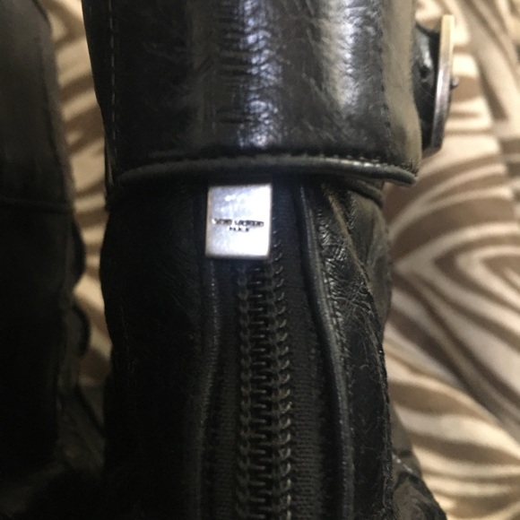 SAINT LAURENT Miles 30 Zip Eel Skin Boots - Picture 8 of 10